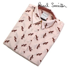 【GWセール開催中】ポールスミス シャツ レディース Paul Smith Yシャツ ピンクマルチ 0S W1R 004B A01058 50 40 【送料無料♪】