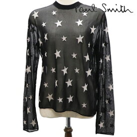 【お買い物マラソンセール開催中】ポールスミス ニットTシャツ レディース Paul Smith ブラック 0S W1R 774K A10489 【送料無料♪】