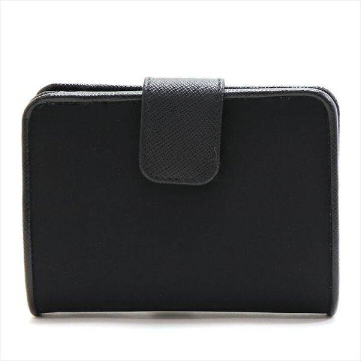 中古】 PRADA （プラダ） ｺﾝﾊﾟｸﾄｳｫﾚｯﾄ 財布 二つ折り財布(小銭入有  