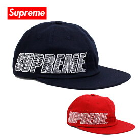 シュプリーム キャップ メンズ レディース Supreme 帽子 Side Barner 6 Panel ネイビー レッド FW16H23 【送料無料♪】 ギフト プレゼント 男性 女性 誕生日 父の日 特集