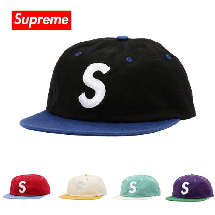 楽天市場】シュプリーム キャップ Supreme 帽子 WASHED S LOGO 6-PANEL 