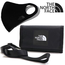 週末セール セットでお得 ザ ノースフェイス 三つ折り財布 マスク セット メンズ THE NORTH FACE Wallet ブラック NN2PN68A BLK 【送料無料♪】