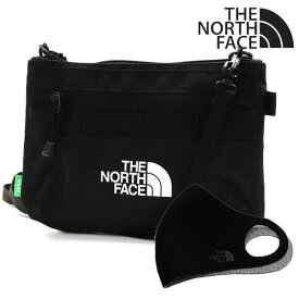 ザ ノースフェイス ショルダーバッグ マスクセット メンズ レディース THE NORTH FACE ブラック NN2PP64A BLK 【送料無料】