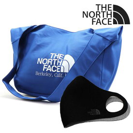 【プレセール開催中】ザ ノースフェイス ショルダーバッグ マスクセット メンズ レディース THE NORTH FACE BIG LOGO SHOULDER BAG ブルー NN2PQ14L BLU 【送料無料】