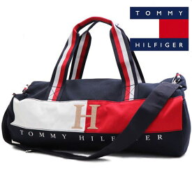 トミーヒルフィガー ショルダーバッグ レディース メンズ TOMMY HILFIGER 2way ボストンバッグ 旅行バッグ ネイビー 69J1651 410 【送料無料】