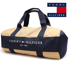 【お買い物マラソンセール開催中】トミーヒルフィガー ショルダーバッグ レディース メンズ Tommy Hilfiger 2Way ボストンバッグ ベージュ 69J9189 280 【送料無料】