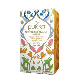 pukka(パッカ) ハーバルコレクション 有機ハーブティー デカフェ・ノンカフェイン ティーバッグ 20個 1箱