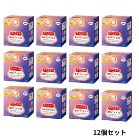 《まとめ買い》 花王 めぐりズム 蒸気でホットアイマスク 無香料 12枚入 12個セット （メーカー梱包のケースで発送）