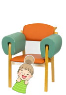 サイドクッション　ひじスポっひじ掛けに簡単取付ピタっと寄り添って、まっすぐサポート