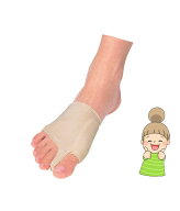 【装着簡単な薄型予防タイプ】ソルボ 外反母趾サポーター薄型 （片足）