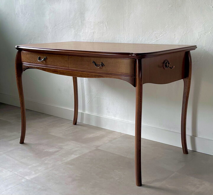 楽天市場】松永工房 カンティーニュ デスク 1100 猫脚家具  