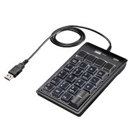 サンワダイレクト プログラマブルテンキー マクロキーボード 割り当て機能 オンボードメモリー Windows専…