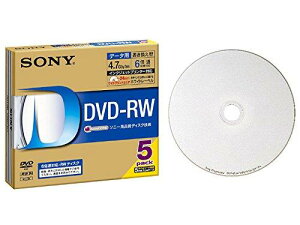 SONY �f�[�^�pDVD-RW 1-2�{�� 5mm�P�[�X 5���p�b�N 5DMW47HPS parent