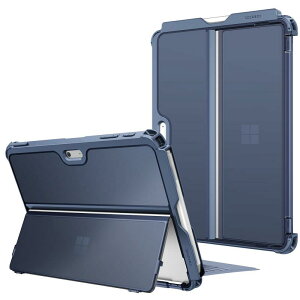 Fintie for Microsoft Surface Go 4 / 3 / 2 / 1 2023/2021/2020/2018 10�C���` �P�[�X �^�C�v�J�o�[ �\�t�gTPU �y���z���_�[�t�� �S�ʕی�^ �X�^���h�ی�@�\ �L�b�N�X�^���h�P�[�X �y��