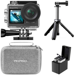 AKASO Brave4pro �A�N�V�����J����4K 20MP SD �J�[�h�Z�b�g