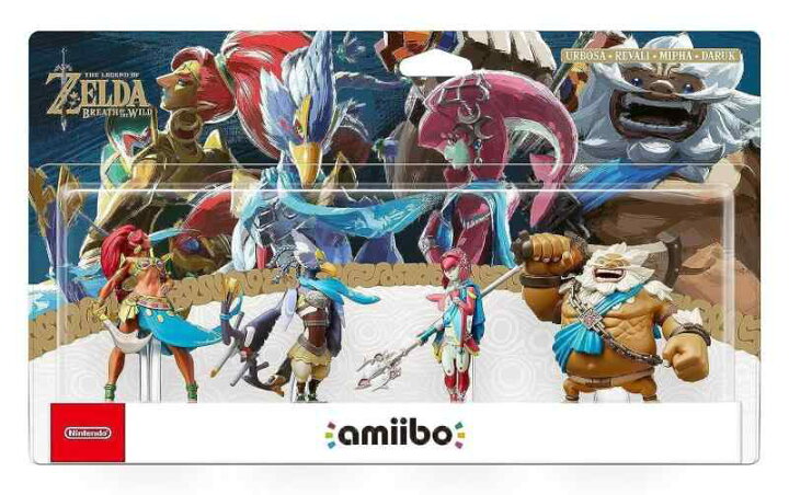 楽天市場】amiibo 四人の英傑セット［リーバル/ダルケル/ウルボザ 