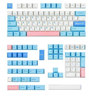 Cherry MX141�APBT�L�[�L���b�v�Z�b�g 60% Dye-Sub Mx Switch ���J�j�J���L�[�{�[�h (�~���N�L���b�v)