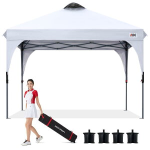 ABCCANOPY �^�[�v�e���g �����^�b�` 3�i�K���� �x���`���[�V���� �V�� 2m/2.5m/3m �A�E�g�h�A �ȒP ��^ �^�[�v �e���g �L���X�^�[�o�b�O�t�� ���ϐ��� �ՔM������ �t���i�t��