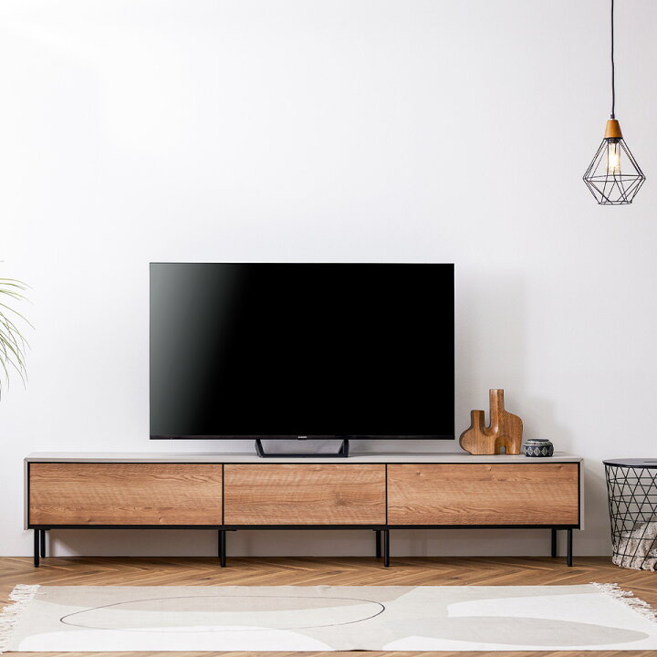 楽天市場】【開梱設置無料】 大川家具 モーブル ローボード テレビ台 