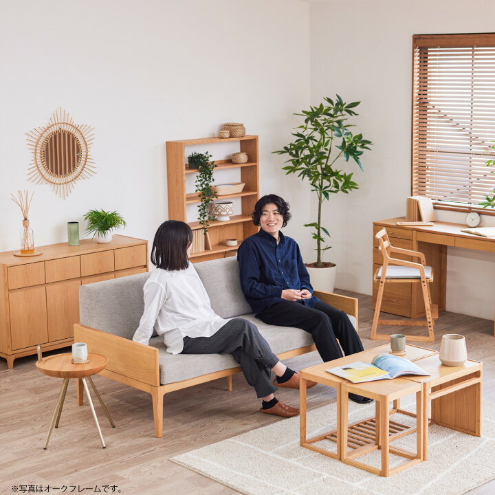 楽天市場】開梱設置無料 IKASAS イカサ ソファ ベッド 天然木 木製 