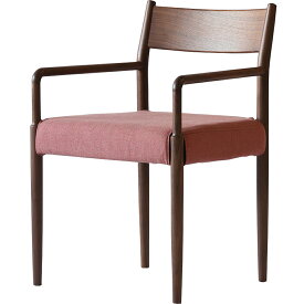 IKASAS イカサ チェア 椅子 腰掛け 肘付き 天然木 木製 完成品 座面高 43cm 軽量 シンプル 宅配便 ウォルナット スイッポ アームチェア