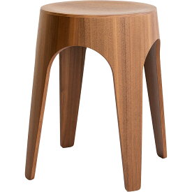 IKASAS イカサ チェア スタッキング 椅子 腰掛け 天然木 木製 完成品 44cm シンプル コンパクト オーク ウォルナット スワロー スツール