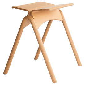 IKASAS イカサ スタッキング チェア 椅子 腰掛け 天然木 木製 完成品 45cm 軽量 シンプル コンパクト 宅配便 カモメ スツール