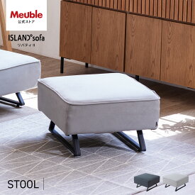 【開梱設置無料】 大川家具 モーブル ソファ ソファー アイランドソファ スツール オットマン カバーリング 完成品 レザー ファブリック 北欧 おしゃれ ライトグレー ダークグレー リバティ2 スツール