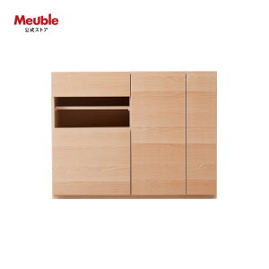 【開梱設置無料】 大川家具 モーブル サイドボード リビング 収納 隙間 窓下 カウンター下 収納 TV台 テレビ台 テレビボード 完成品 110cm 幅110 110 北欧 風 国産 日本製 コンセント付 引き出し