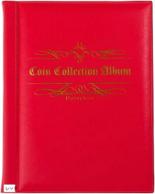 【楽天ランキング1位入賞】コイン コレクション アルバム 古銭 メダル 貨幣 収集ファイル 収納 保存用ホルダー 250枚 ブラック ブラウン レッド