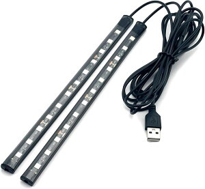 LED �t���A ���C�g �e�[�v �Ɩ� ���� �h���X�A�b�v �� �ԍ� ������� �u���[ �C���~�l�[�V���� USB �d�� SN-383-FL (24�A)