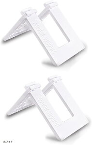 子供用自転車スタンド キッズ 幼児用 ママチャリ 自転車用 2点セット ホワイト