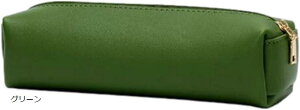 ペンケース 筆箱 ペンポーチ 大人 シンプル おしゃれ チャック グレー ピンク ブラック ベージュ ホワイト グリーン
