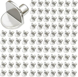 棚ダボ 100個セット 5mm 金属製 棚受け 棚追加 ブラケット アングル L字型
