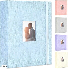 【楽天ランキング1位入賞】チェキ アルバム チェキ帳 おしゃれ かわいい 208枚収納 ポラロイド ポケット ベージュ グレー パープル ピンク ブルー