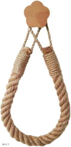 トイレットペーパー ホルダー ロープ おしゃれ 麻 紐 縄 綱 ロールペーパー 壁掛け 取り付け簡単 穴あけ不要 タオル掛け キッチン バスルーム 洗面所 Aタイプ