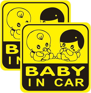 BABY IN CAR Ԃ񂪏Ă܂ XebJ[ TC ԗpi }Olbg 2