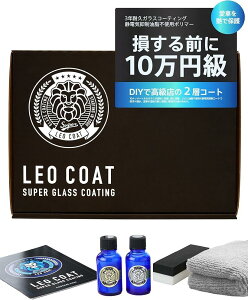 【楽天ランキング1位入賞】バイク用ガラスコーティング 日本製 親水+撥水の滑水2層コート 艶と光沢で高耐久保護 レオコート