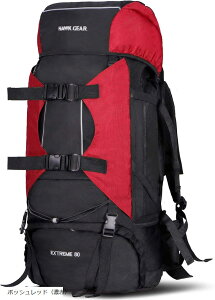 ���[���h�X�|�[�c�I�����C�� HAWK GEAR �z�[�N�M�A �o�b�N�p�b�N 80L ��e�� �h�� �A�E�g�h�A �h�� �ЊQ �o�R ���s �R�o���g�u���[ �{�b�V�����b�h�i�Z�ԁj