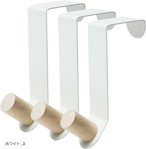 長押フック 鴨居フック かもいフック ハンガーフック ひっかけフック ホワイト 3