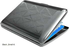 RFID スリム金属シールド クレジット カード ホルダー/プロテクター Rose Gold Silver Black Small-6