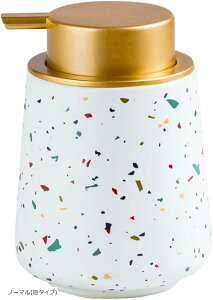 ハンドソープ ディスペンサー ソープディスペンサー 液体 陶器 おしゃれ かわいい 北欧 セラミック 大容量 詰め替えボトル 白 スクエア ノーマル 泡タイプ ノーマル 液体タイプ ラウンド ス