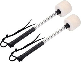 【楽天ランキング1位入賞】HOTQ マレットドラム バスドラム ティンパニ バスドラムマレット 大太鼓スティック ドラムスティックマレット 打楽器用 ピュアシーク