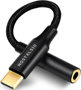 USB C �� 3.5 mm �C���z���W���b�N�ϊ� �I�[�f�B�I�A�_�v�^ DAC���� 24bit/96KHz�Ή� �n�C���]���� TRRS/4�� �i�C�����҂� ���ʒ���/�ʘb/���y�Ή� iPhone15 16 �V���[�Y/iPad (�u���b�N)