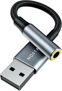 USB �C���z���W���b�N �ϊ��A�_�v�^ USB2.0 to 3.5mm �ϊ��P�[�u�� �O�t�� �T�E���h�J�[�h DAC���� 24bit/96KHz�Ή� 4�� TRRS PS4 ���K�p Windows/Mac (���^���b�N�O���[)