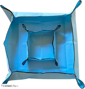ガーデニングシート 園芸 DIY 防水 防汚 アウトドア キャンプ レジャーシート C30&60ブルー C30&60ブルー