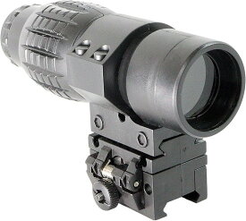 【楽天ランキング1位入賞】ライフルスコープ フォーカ機能付き 6倍ブースター 折り畳み式スイングマウント付属 レール20mm 初心者向き