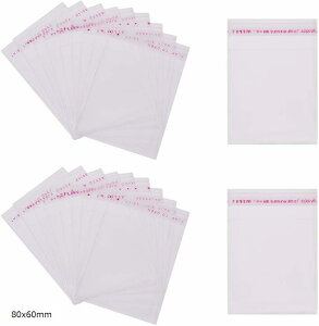 PandaHall OPP e[vt Zn obO r[Y p[c WG[p [ 1000 80x60mm