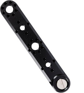 Nato ���[�� 1/4�h-20 �� ARRI 3/8�h-16�ʒu���ߌ��t�� ����121mm DSLR�����B�e��ރA�N�Z�A�� �[569 (�u���b�N)