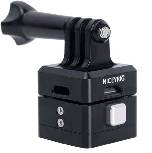 互換品 アクションカメラ用マウント アルミニウム合金 クイックリリースマウントアダプター GoPro HERO11 Black/ Mini/ HERO10/ HERO9 BLACK/GoPro MAX/DJI Osmo